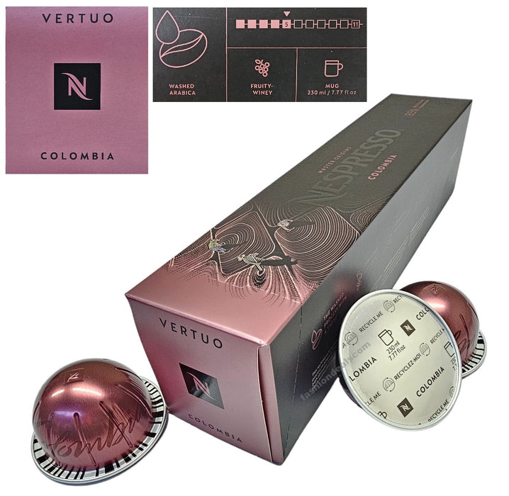 Nespresso VERTUO Coffee Machine Capsules Pods Sleeve Full Flavour List Save Bulk