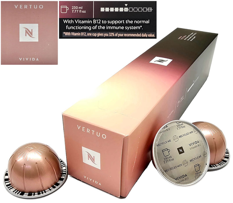Nespresso VERTUO Coffee Machine Capsules Pods Sleeve Full Flavour List Save Bulk