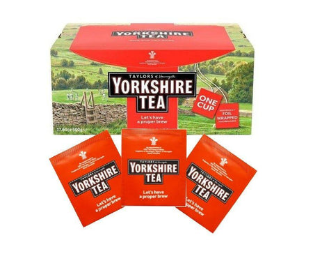 Yorkshire Tea Individually Wrapped One Cup Tea Bags - AB GROCERIES