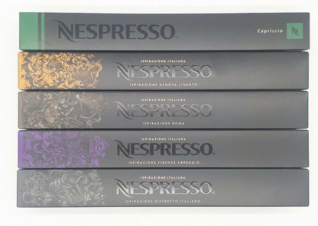 50 Nespresso Original Coffee Machine Classic Capsules Pods - AB GROCERIES