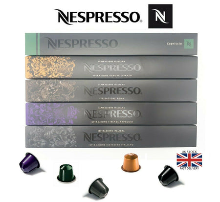 50 Nespresso Original Coffee Machine Classic Capsules Pods - AB GROCERIES