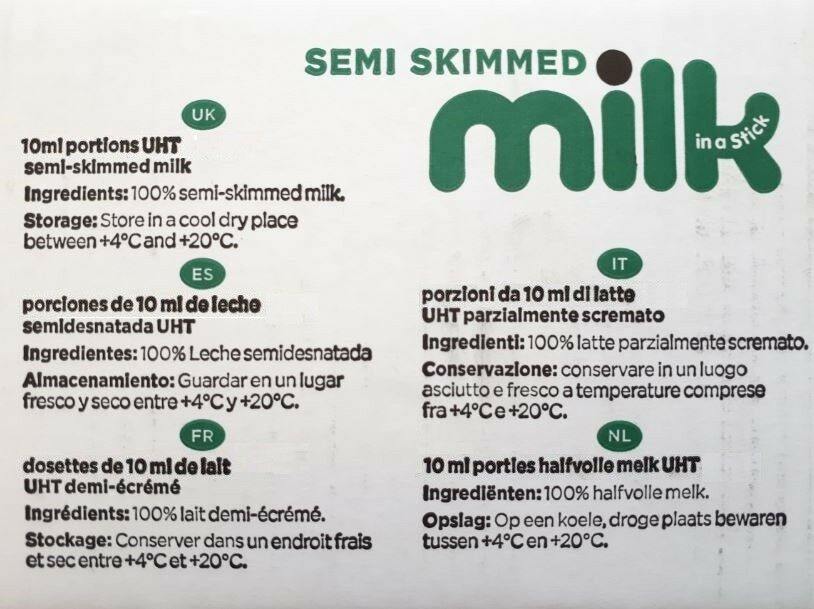 Lakeland Semi Skimmed Whole Milk 10ml Creamer Sachets - AB GROCERIES