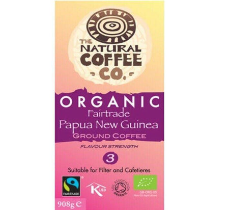 Organic Papua New Guinea Natural Coffee Fairtrade 908g - AB GROCERIES