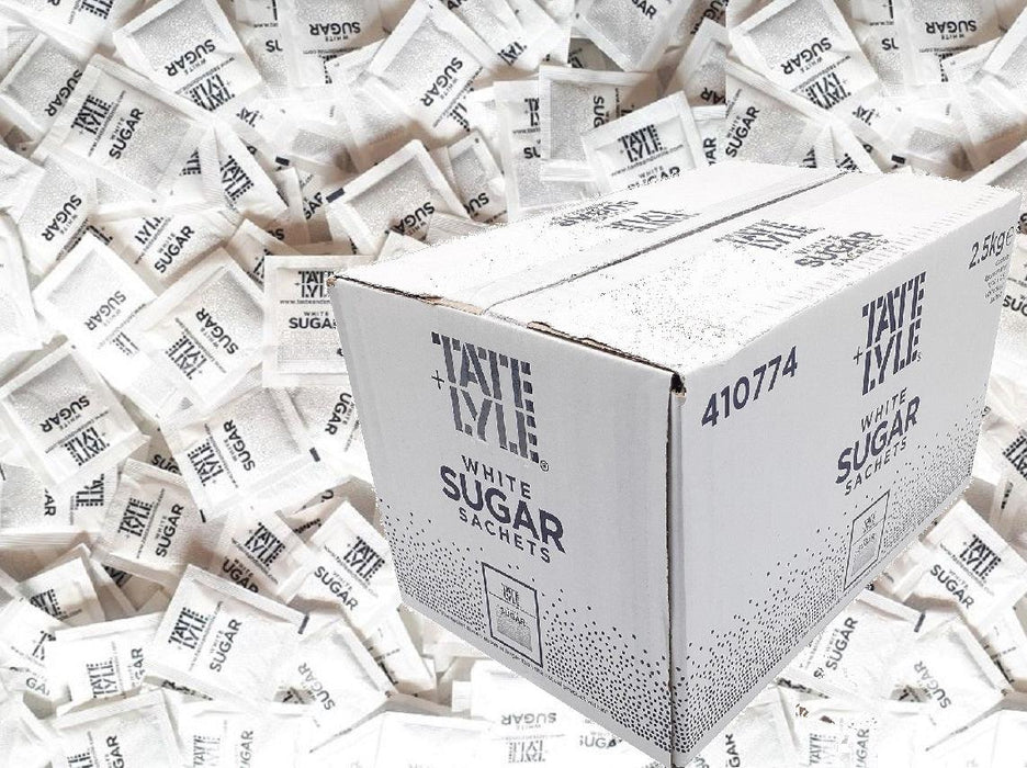 2.5kg Sugar Individual Sticks Sachets White & Brown - AB GROCERIES
