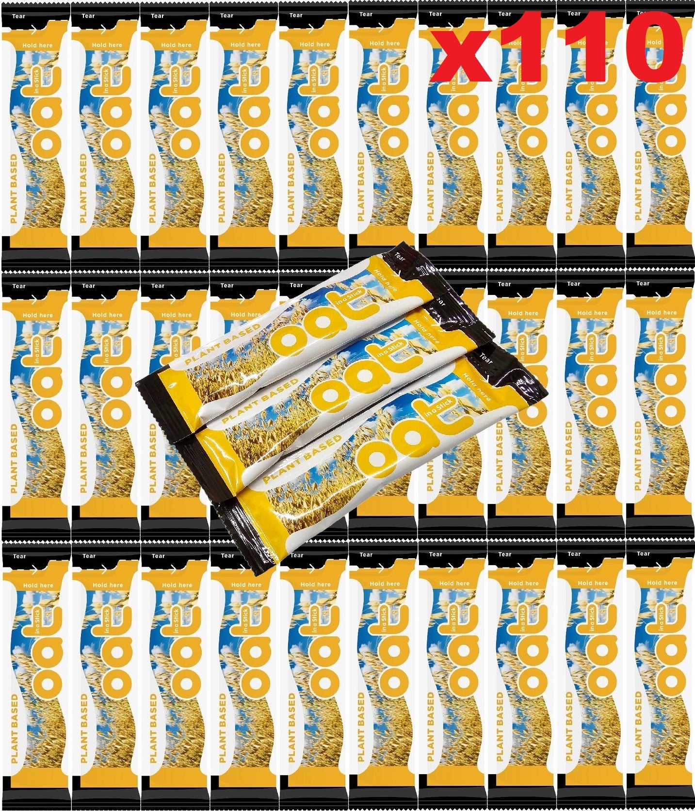 Oat Drink UHT 10ml Sticks – Plant-Based Long-Life Dairy Alternative (Individually Wrapped Portions)