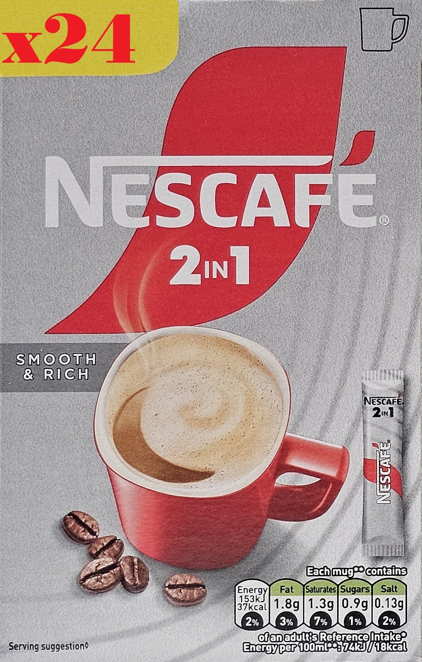 Nescafe 2in1 Original Individual Instant Coffee Sachets