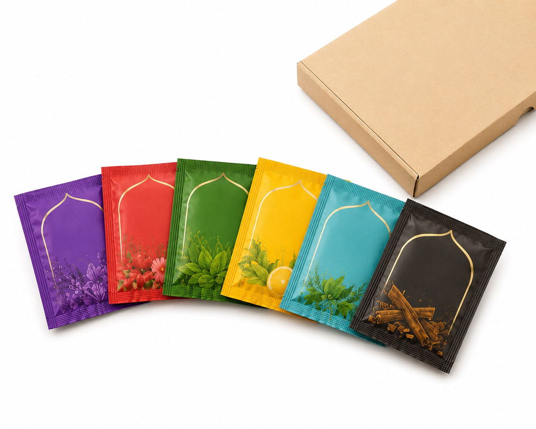 Unique Individually Wrapped Tea Bags Gift Box – 30 or 60 Different Tea Bags