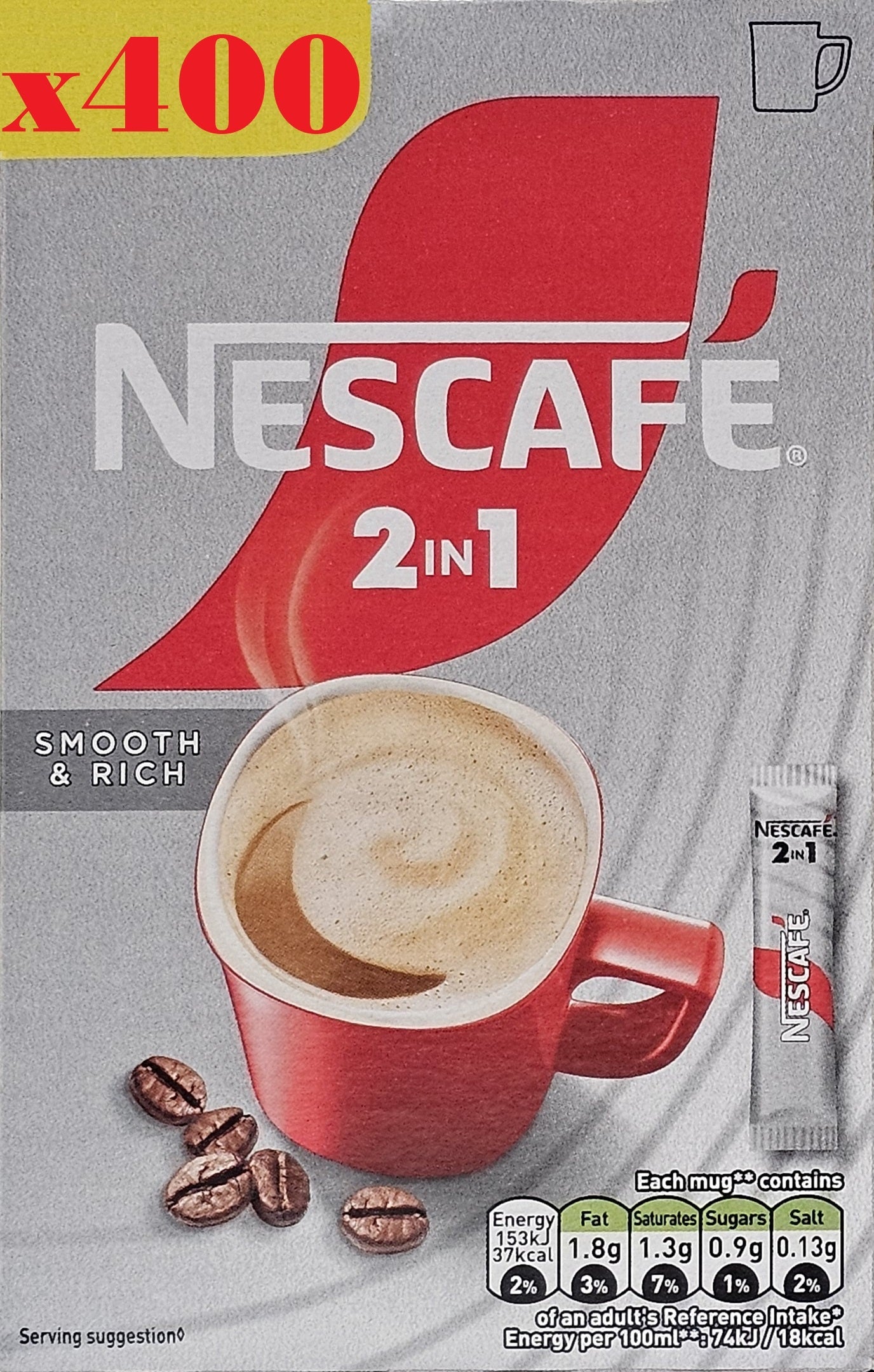 Nescafe 2in1 Original Individual Instant Coffee Sachets