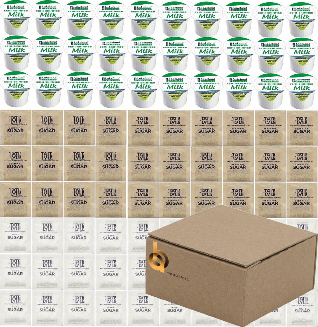 Milk Pods & Sugar Sachets Hospitality Tray Refill Pack (60 or 90 Portions)