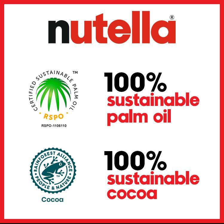 Nutella Spread Hazelnut 25g Individual Mini Glass Jars Chocolate Nougat Cream Oz