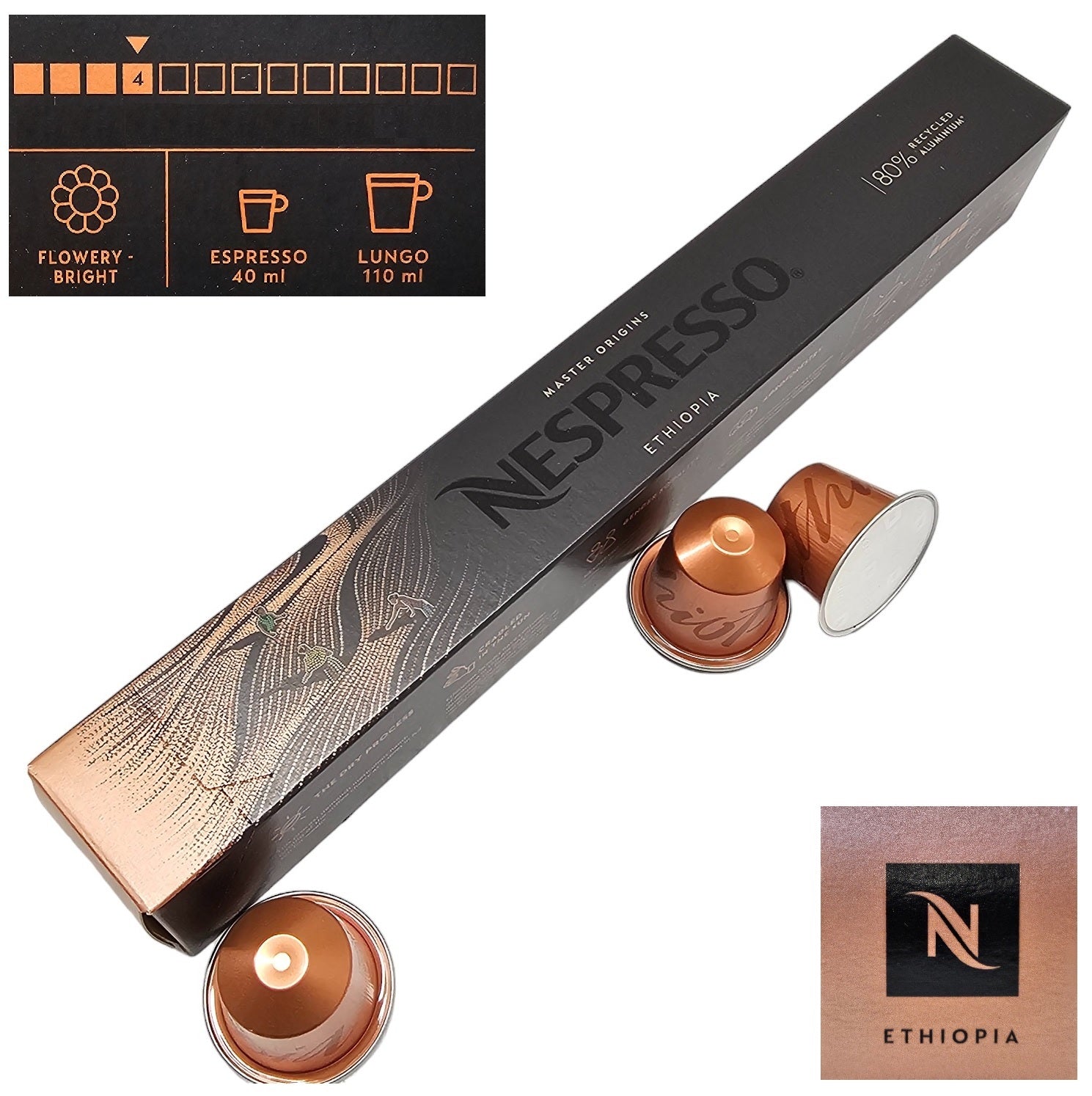 Nespresso CLASSIC Coffee Machine Capsules Pod Sleeve Full Flavour List Save Bulk