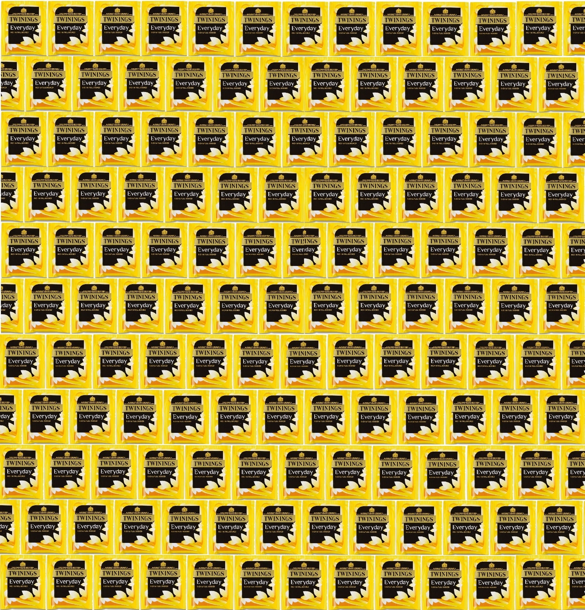 Twinings Everyday Black Tea Bags Individually Enveloped Tagged Herbal Sachet Cup