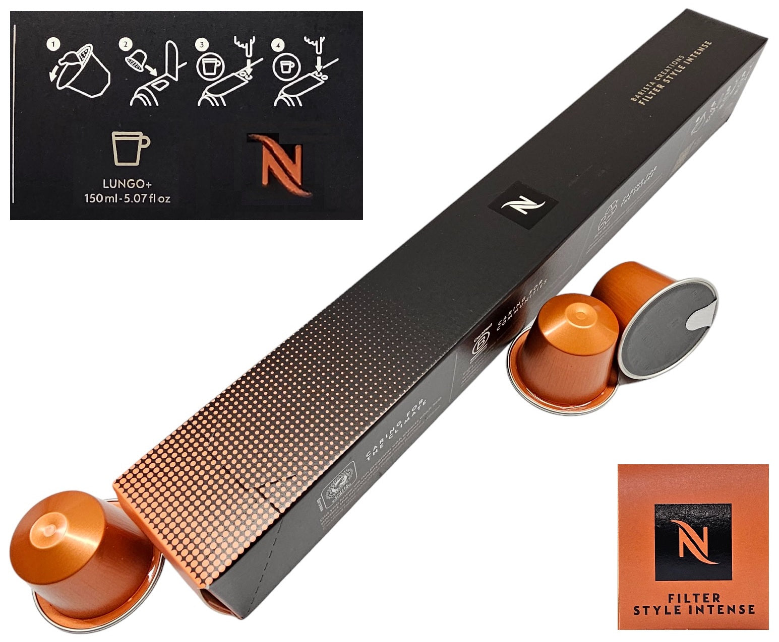 Nespresso CLASSIC Coffee Machine Capsules Pod Sleeve Full Flavour List Save Bulk