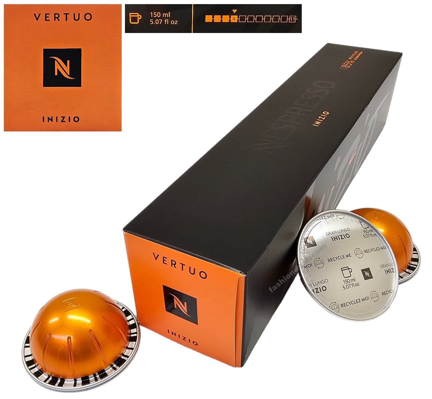 Nespresso VERTUO Coffee Machine Capsules Pods Sleeve Full Flavour List Save Bulk