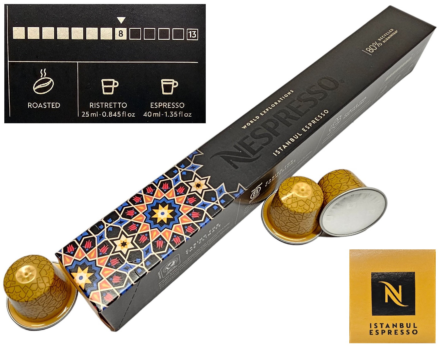 Nespresso CLASSIC Coffee Machine Capsules Pod Sleeve Full Flavour List Save Bulk