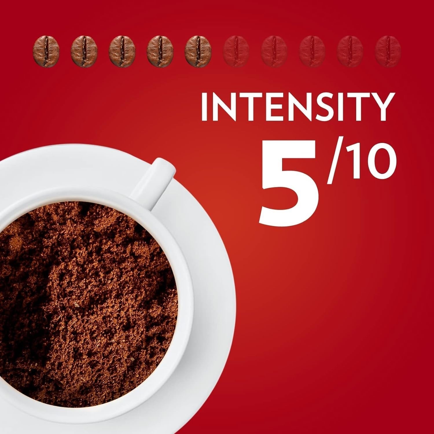 Lavazza Qualità Rossa Ground Coffee 250g – Medium Roast Italian Espresso Blend