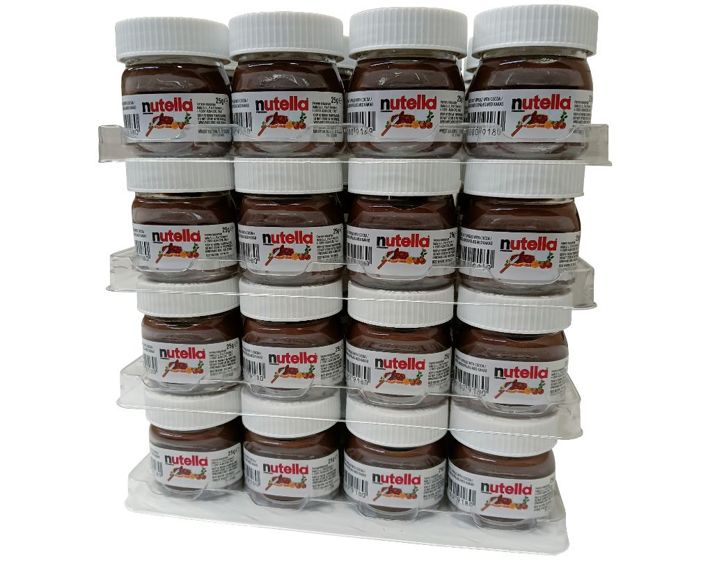 Nutella Spread Hazelnut 25g Individual Mini Glass Jars Chocolate Nougat Cream Oz