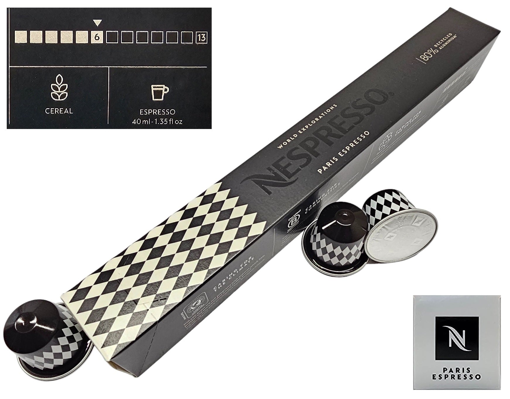 Nespresso CLASSIC Coffee Machine Capsules Pod Sleeve Full Flavour List Save Bulk