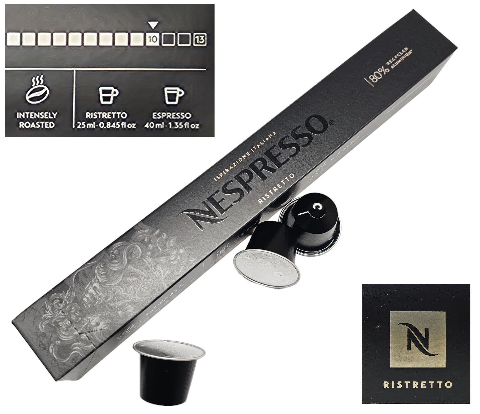 Nespresso CLASSIC Coffee Machine Capsules Pod Sleeve Full Flavour List Save Bulk