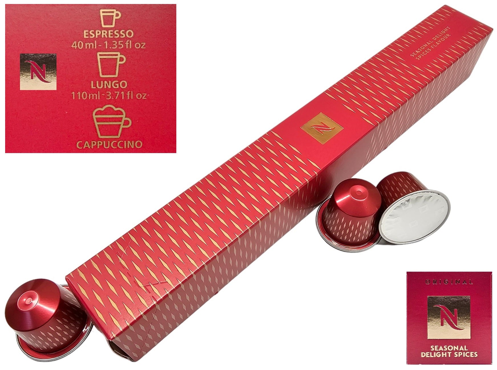 Nespresso CLASSIC Coffee Machine Capsules Pod Sleeve Full Flavour List Save Bulk