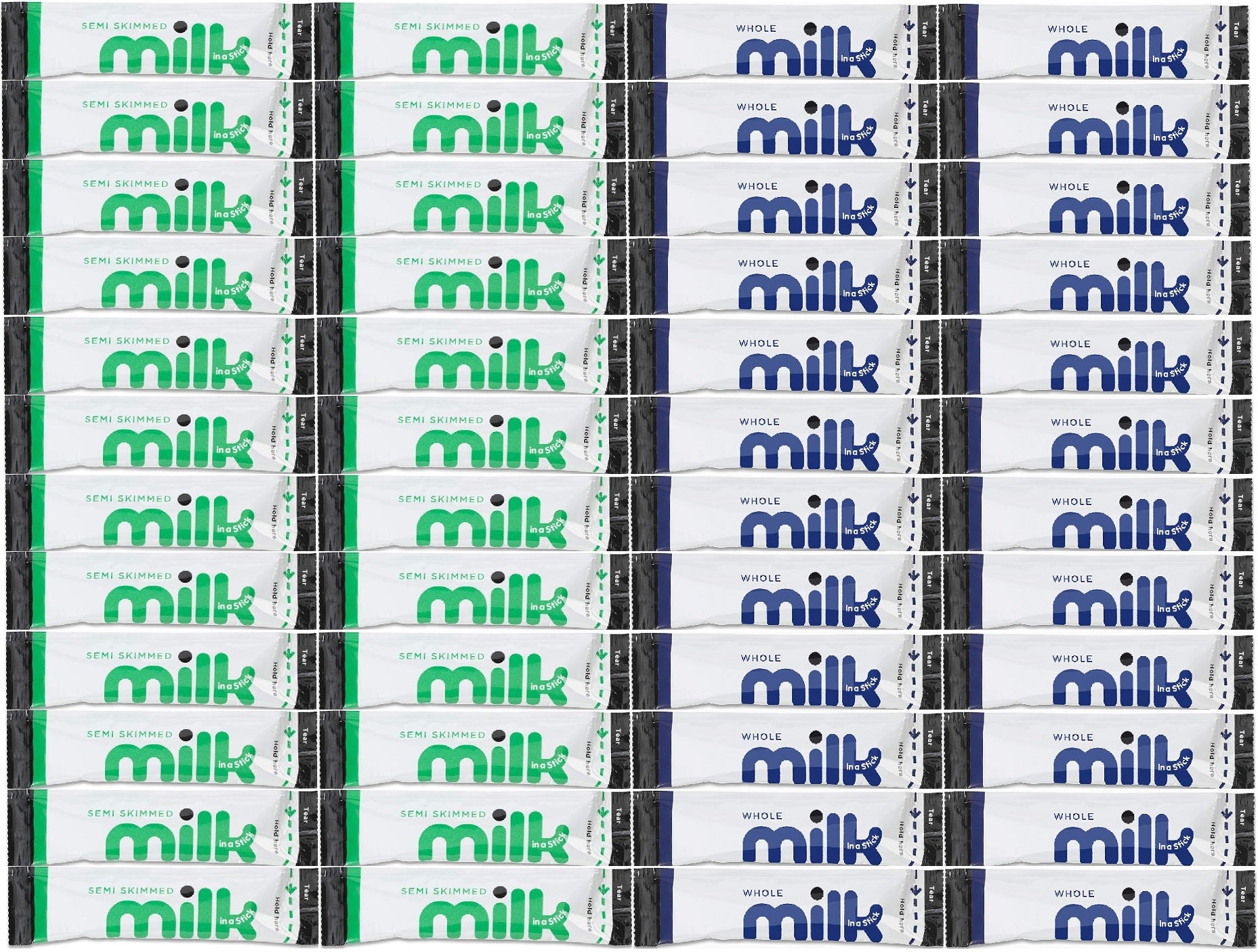 Lakeland Semi Skimmed Whole Milk 10ml Creamer Sachets