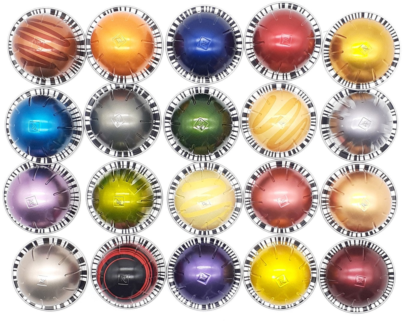 Nespresso Vertuo Coffee Capsules – Mixed Flavours Loose Pods (20–50)