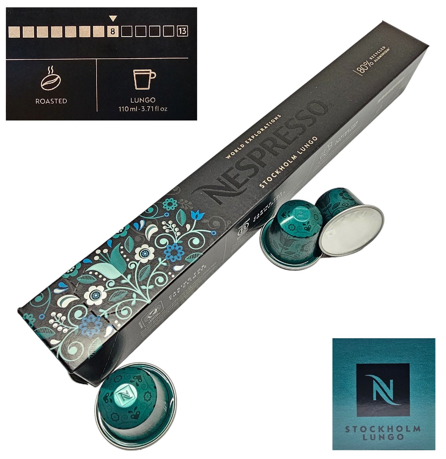 Nespresso CLASSIC Coffee Machine Capsules Pod Sleeve Full Flavour List Save Bulk