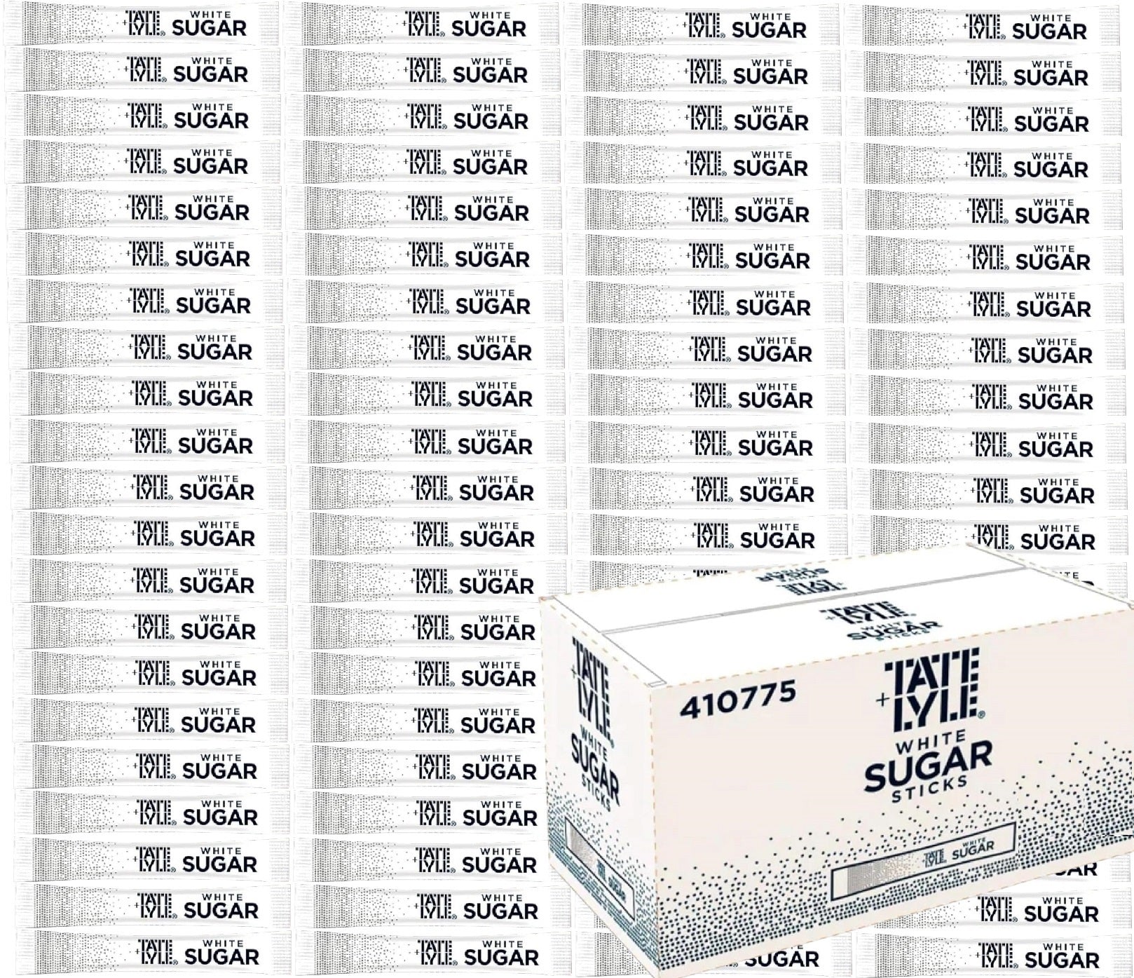 Tate & Lyle Sugar Individual Sticks White and Brown Demerara Granulated