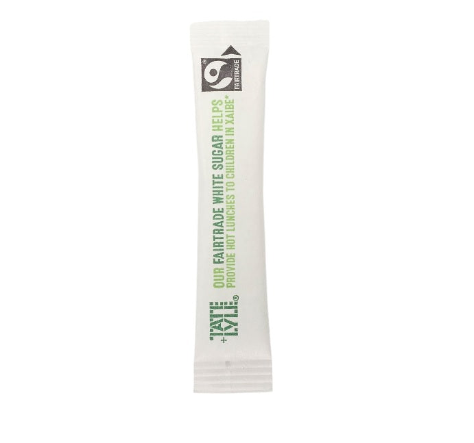 Tate & Lyle Fairtrade Brown Demerara Sugar Sticks – 1000 Sachets (2.5g Each) – 2.5kg Box