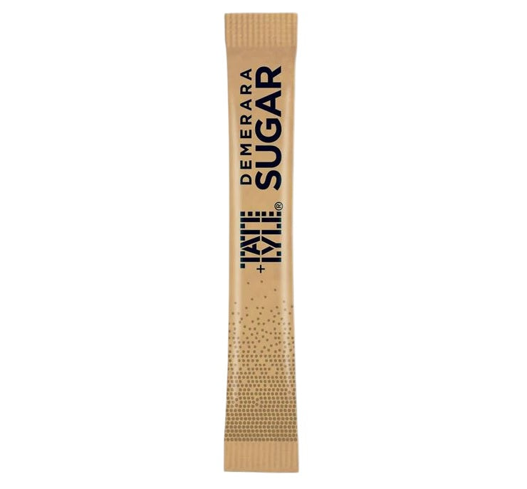 Tate & Lyle Brown Demerara Sugar Sticks – 1000 Sachets (2.5g Each) – 2.5kg Box