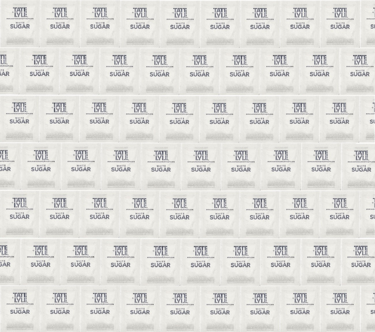 TATE & LYLE Pure Granulated Cane White and Brown Demerara Sugar Sachets