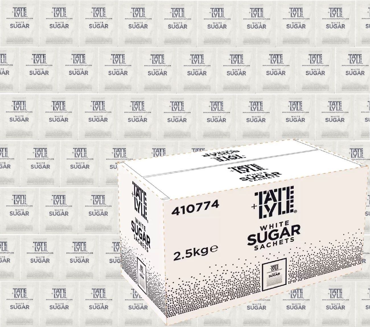 2.5kg Sugar Individual Sticks Sachets White & Brown