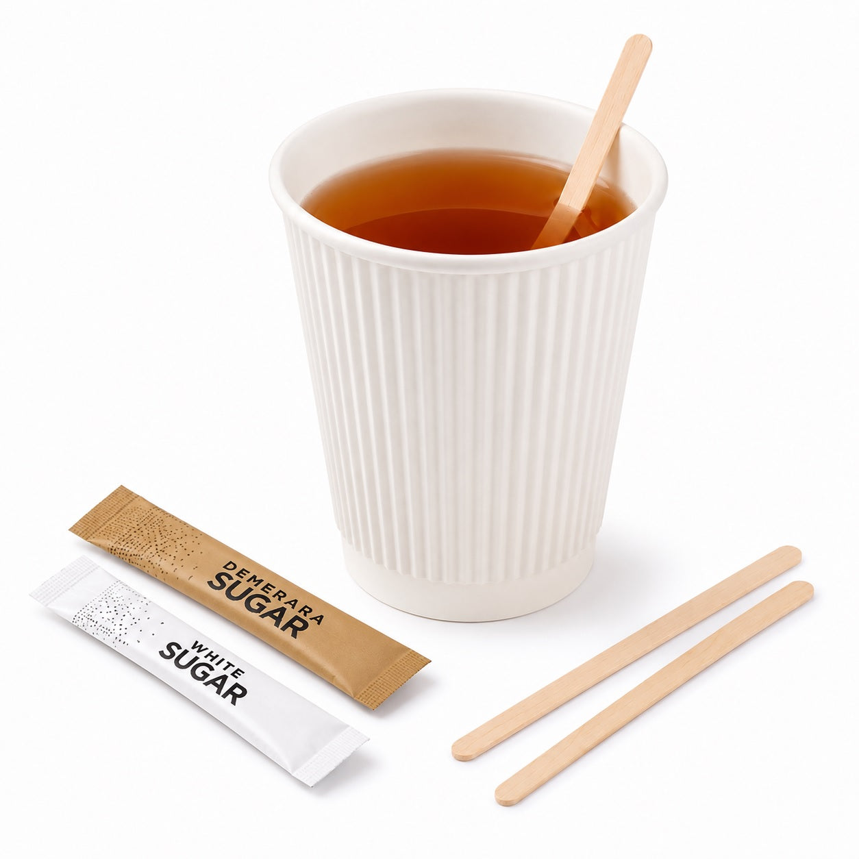 40 Cup Tea Kit with Stirrers | Foil Sealed Black Tea | 120 Items