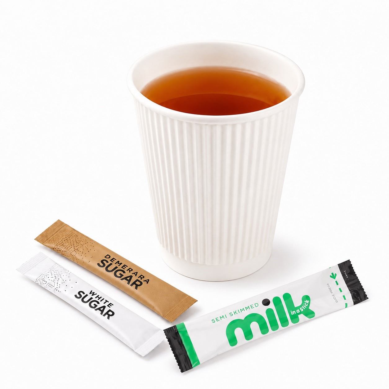 40 Cup Tea Kit with Milk | Foil Sealed Black Tea | 120 Items