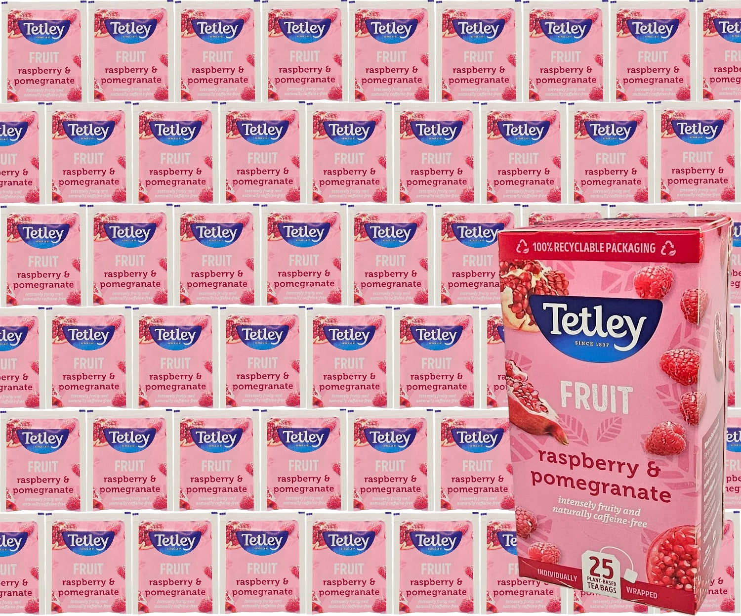 Tetley Tea Bags Individual Enveloped Sachets Tagged Classic Flavoured Selections