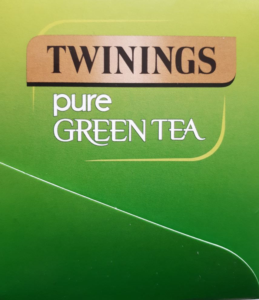 Twinings Pure Green Tea Bags Individually Enveloped Tagged Herbal Teas Sachets