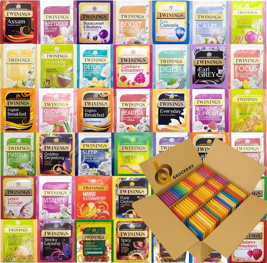 Twinings Mixed Individually Wrapped Tea Bags – Compartment Box Selection
