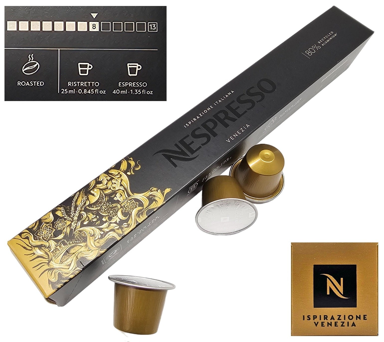 Nespresso CLASSIC Coffee Machine Capsules Pod Sleeve Full Flavour List Save Bulk