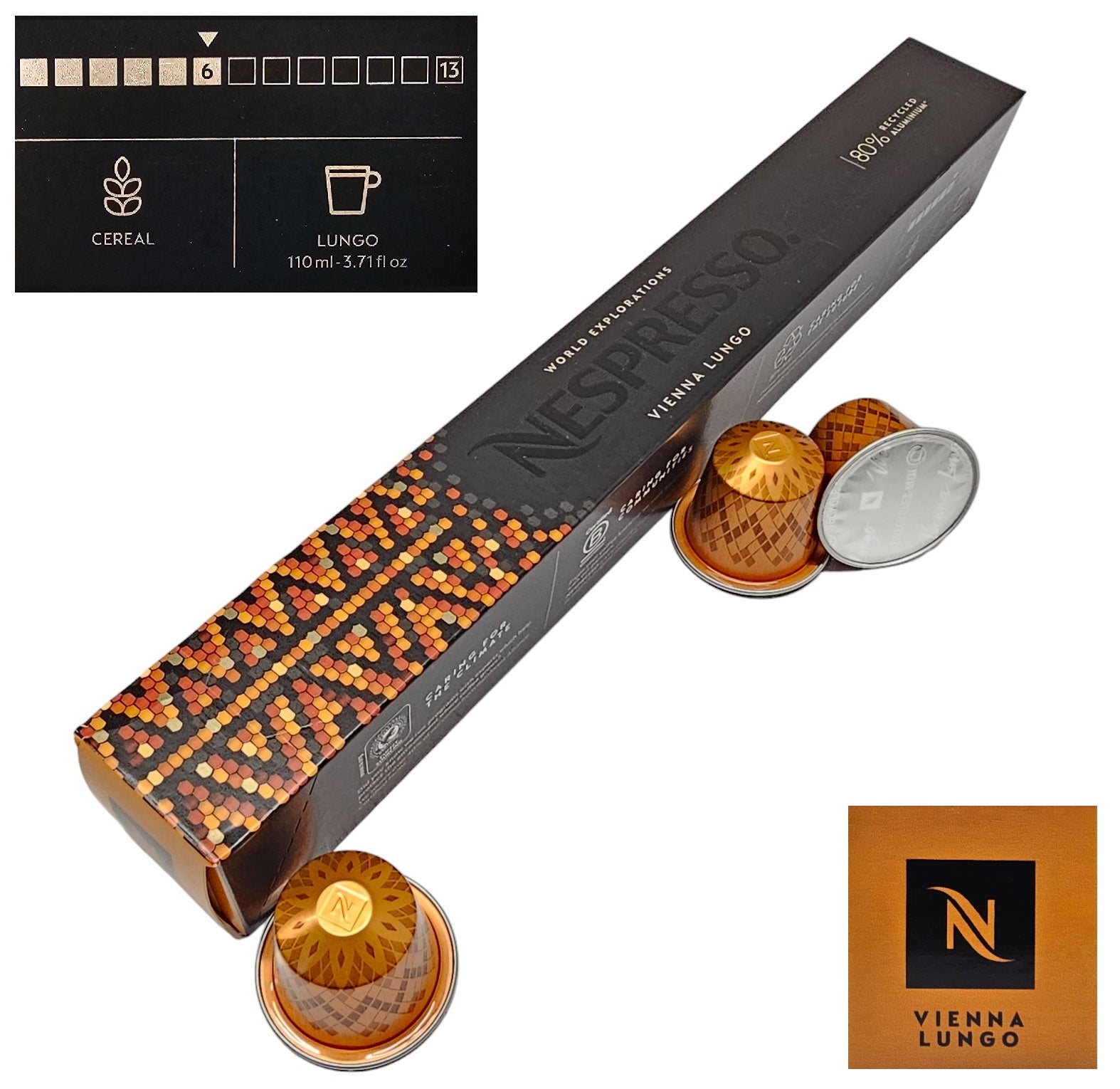 Nespresso CLASSIC Coffee Machine Capsules Pod Sleeve Full Flavour List Save Bulk