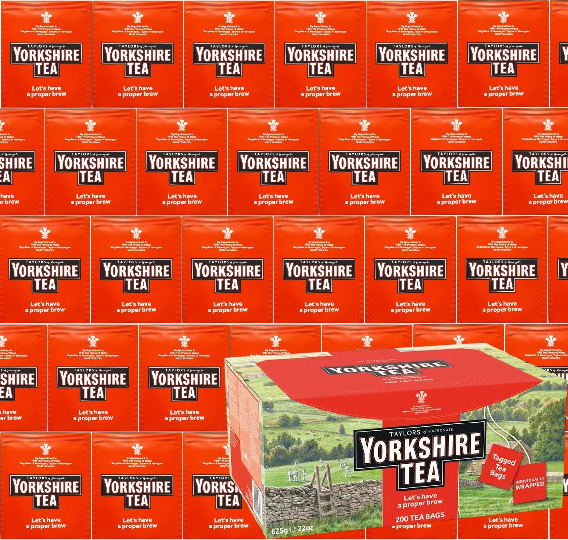 Yorkshire Tea Individually Wrapped One Cup Tea Bags
