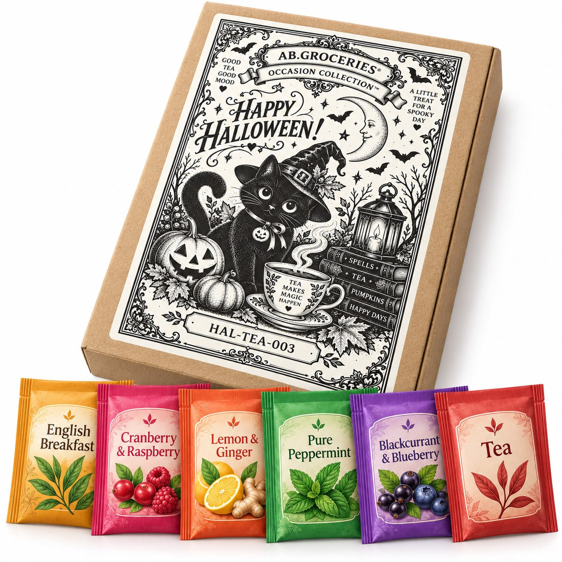 Halloween Tea Gift Box – 15 Unique Teas | Letterbox Gift