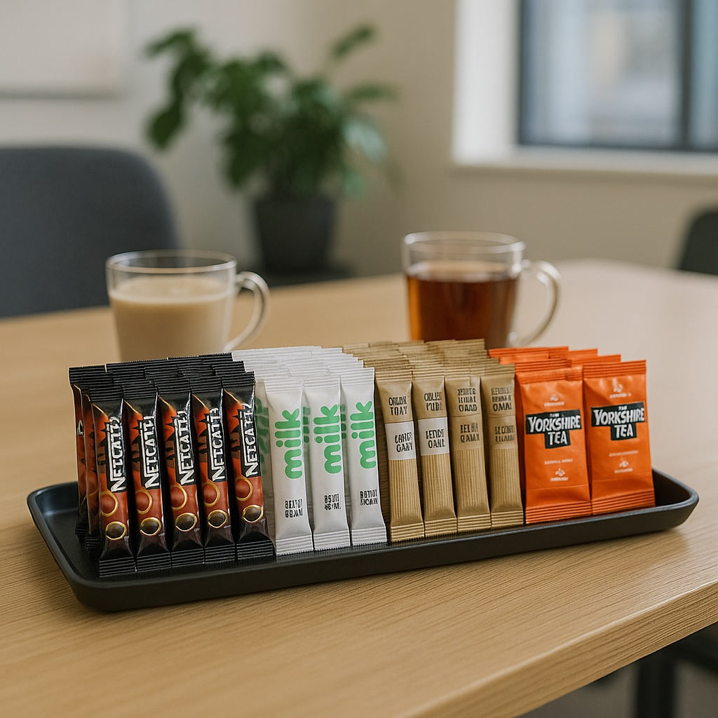 Office & Hotel Tea Coffee Sachet Set – Regular, Luxury & Decaf Options