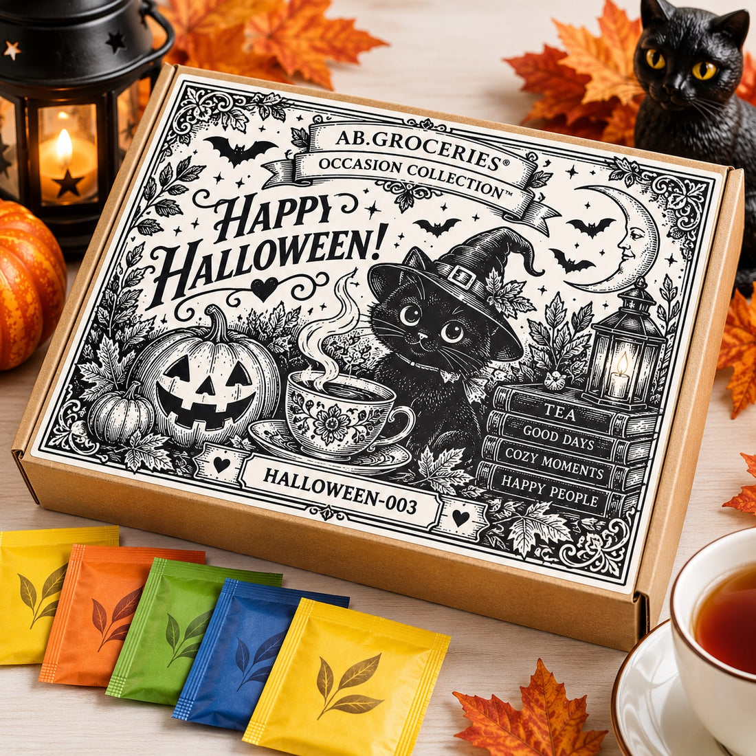 Halloween Tea Gift Box – 15 Unique Teas | Letterbox Gift
