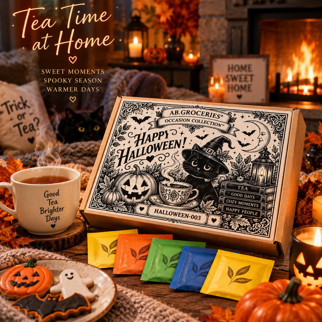Halloween Tea Gift Box – 15 Unique Teas | Letterbox Gift