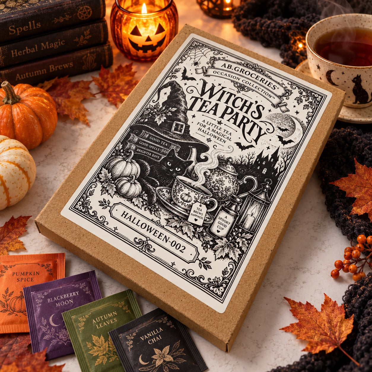 Halloween Tea Gift Box – 15 Unique Teas | Letterbox Gift