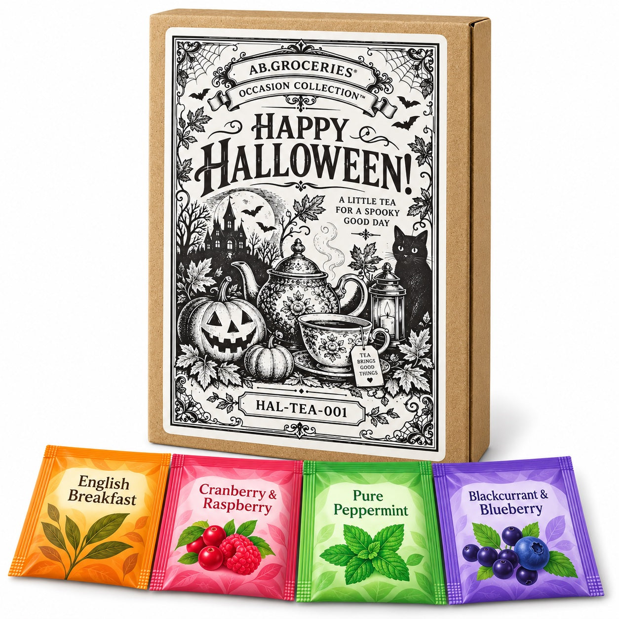 Halloween Tea Gift Box – 15 Unique Teas | Letterbox Gift