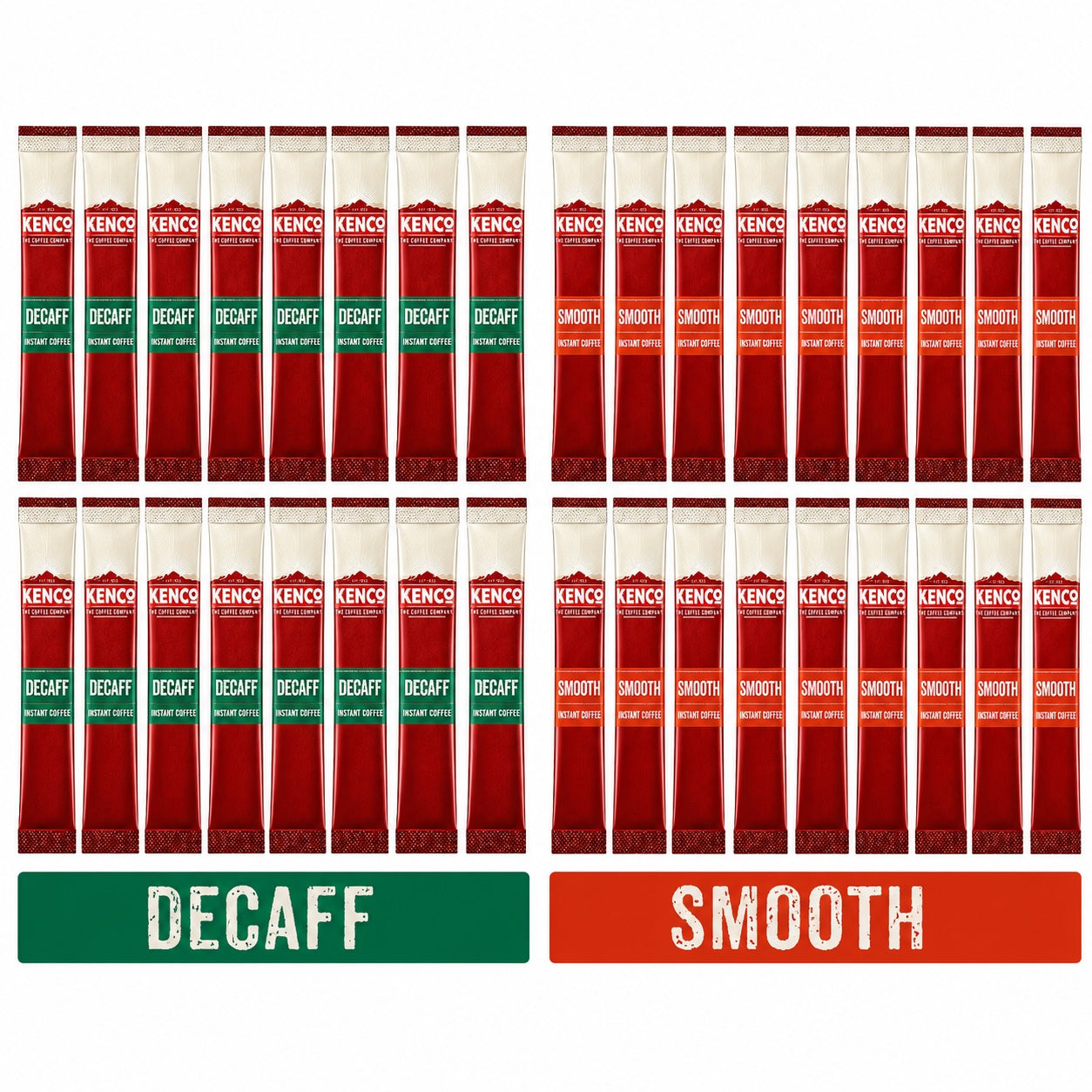 Kenco One Cup Instant Coffee Sachets – Original, Decaff & Mixed | Bulk Packs