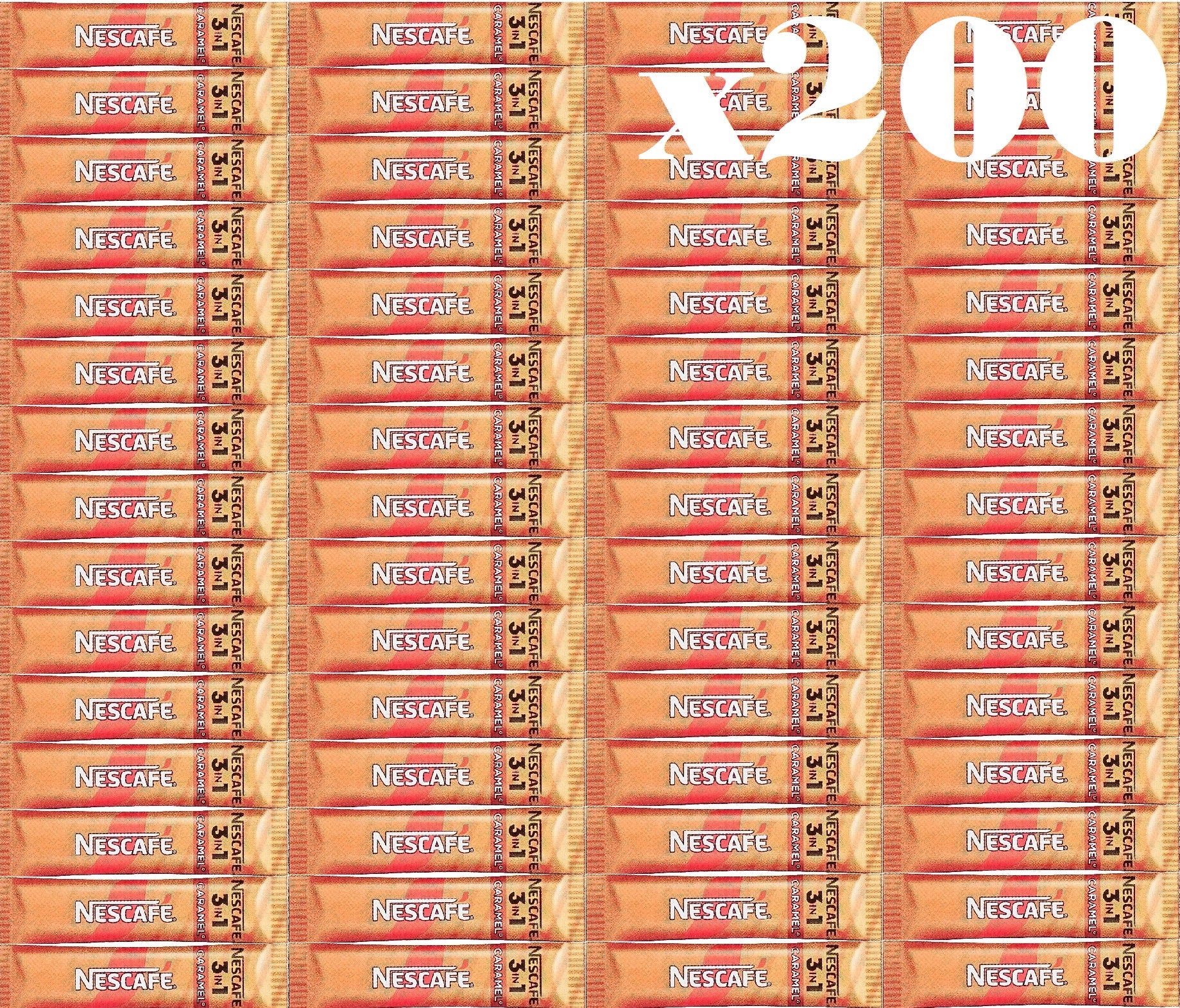 NESCAFÉ 3in1 Original Caramel Instant Coffee Sachets (Bulk Packs)