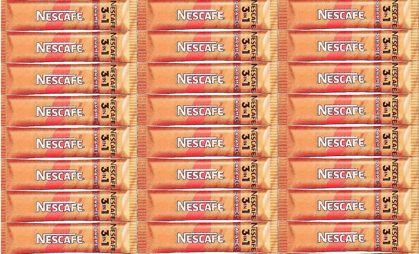 NESCAFÉ 3in1 Original Caramel Instant Coffee Sachets (Bulk Packs)