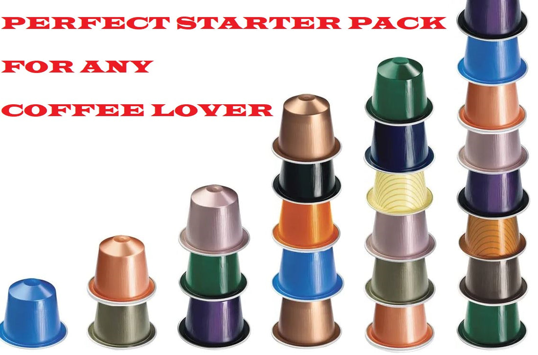 Nespresso Original Line Starter Pack Coffee Capsules – 30 Pods Mixed Flavours